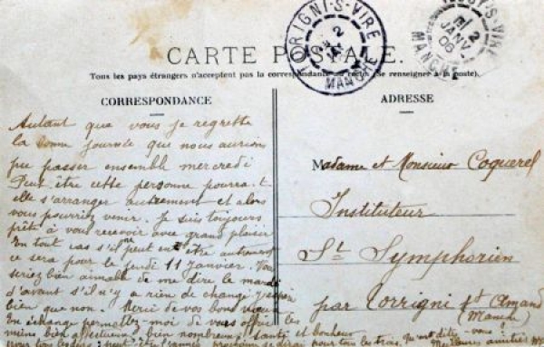 Gordon-Bennett Race Circuit d'Auvergne 1905 original postcard (2359)